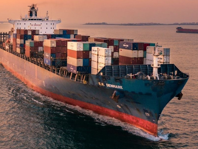 Ocean freighter